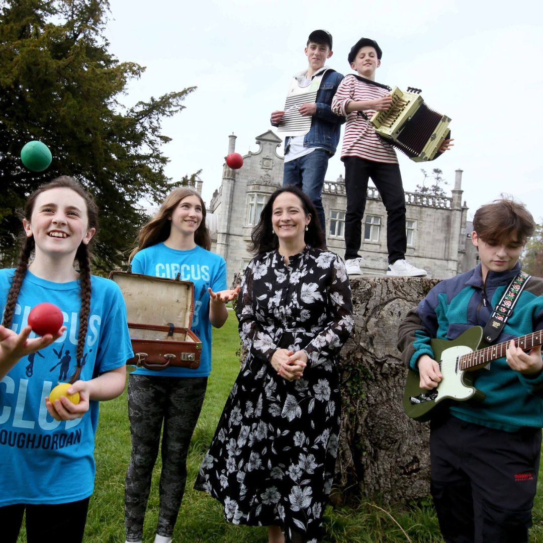 Image for Cloughjordan Circus Club meet Minister for Arts, Catherine Martin!