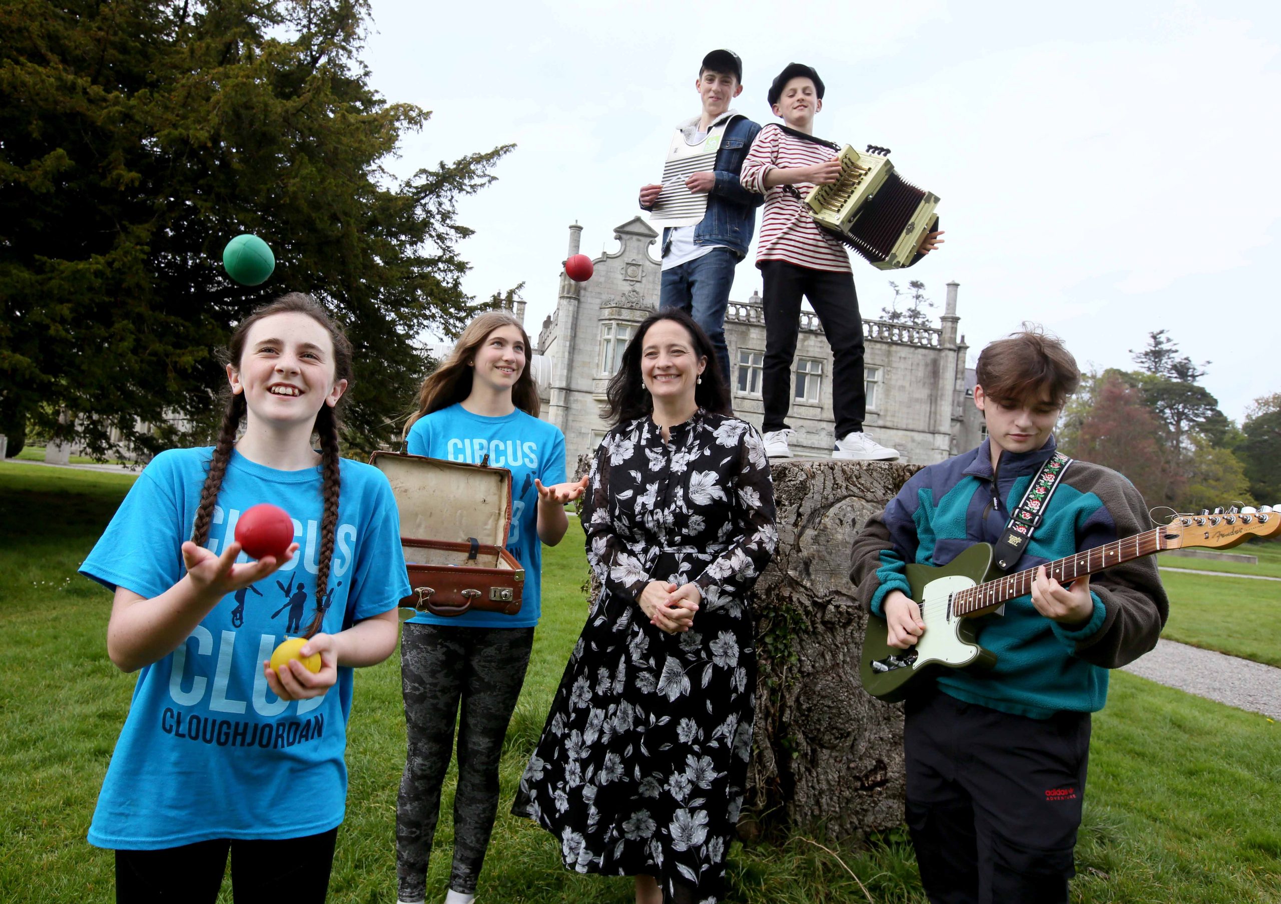 Image for Cloughjordan Circus Club meet Minister for Arts , Catherine Martin!