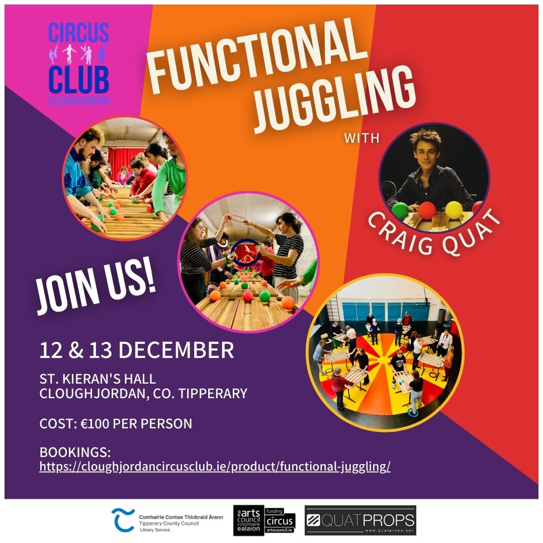 Image for Functional Juggling workshop with Craig Quat